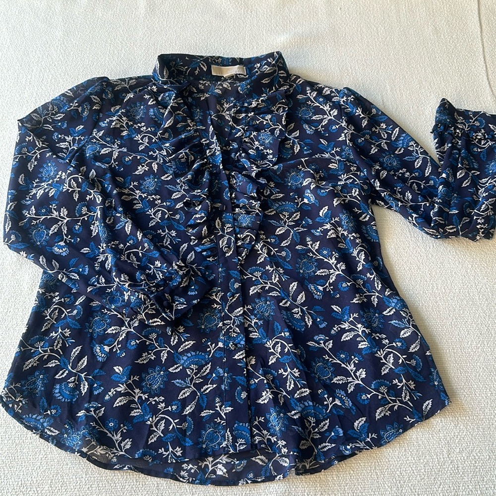 Michael Kors Long Sleeved Button Down Top Women’s Large